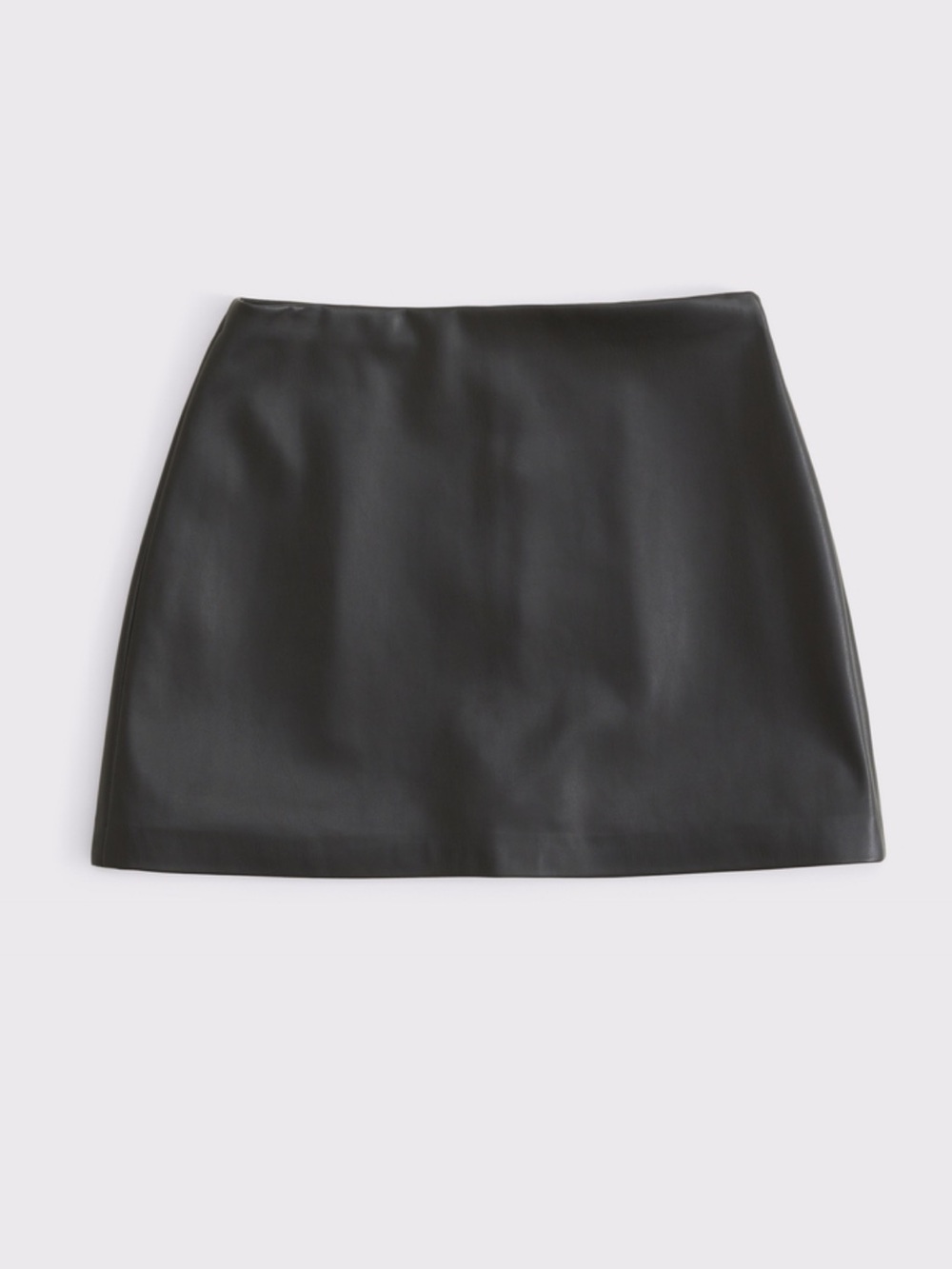 Abercrombie & Fitch Black Scarlett Vegan Leather Mini Skort